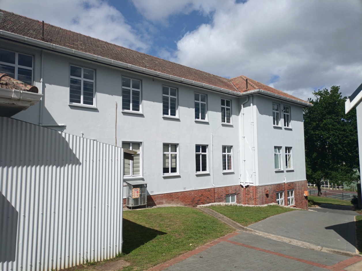 A renovated building at a private school